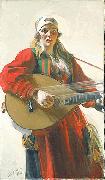 Anders Zorn Home Tunes, oil painting reproduction
